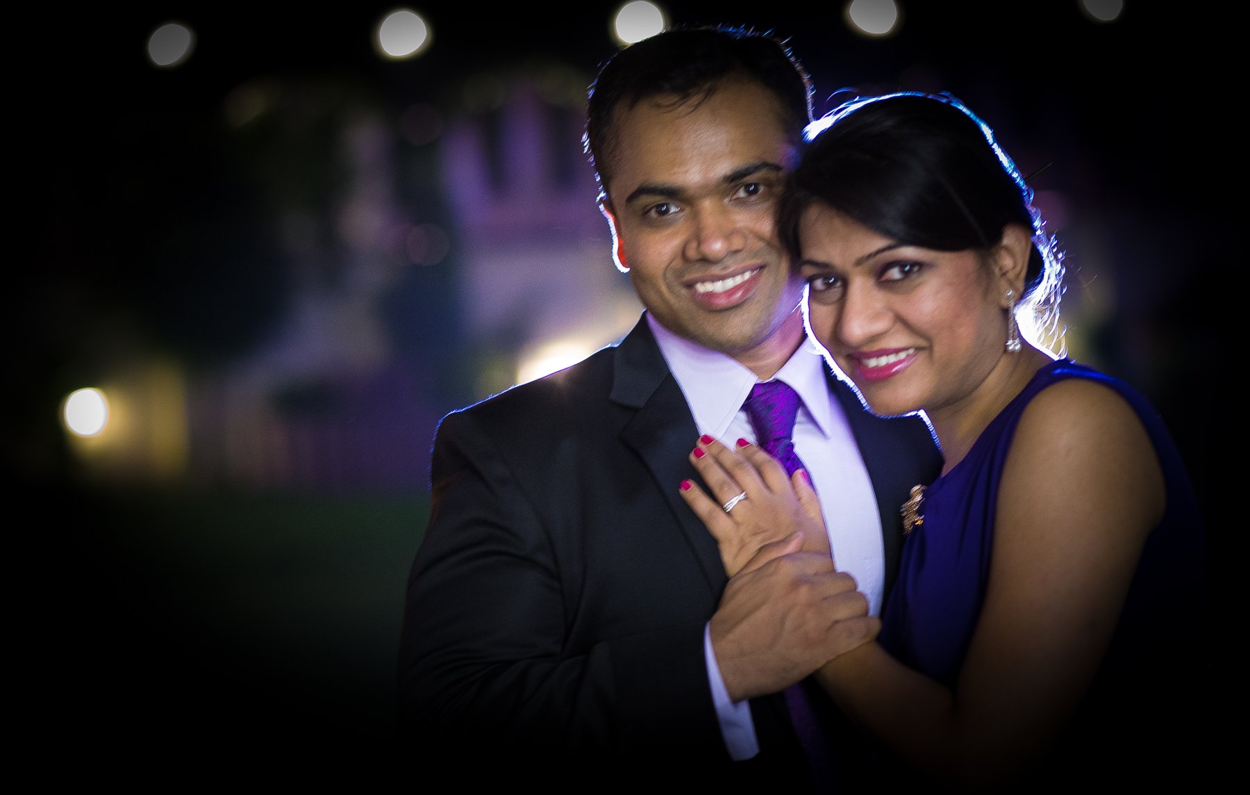 Candid wedding moment