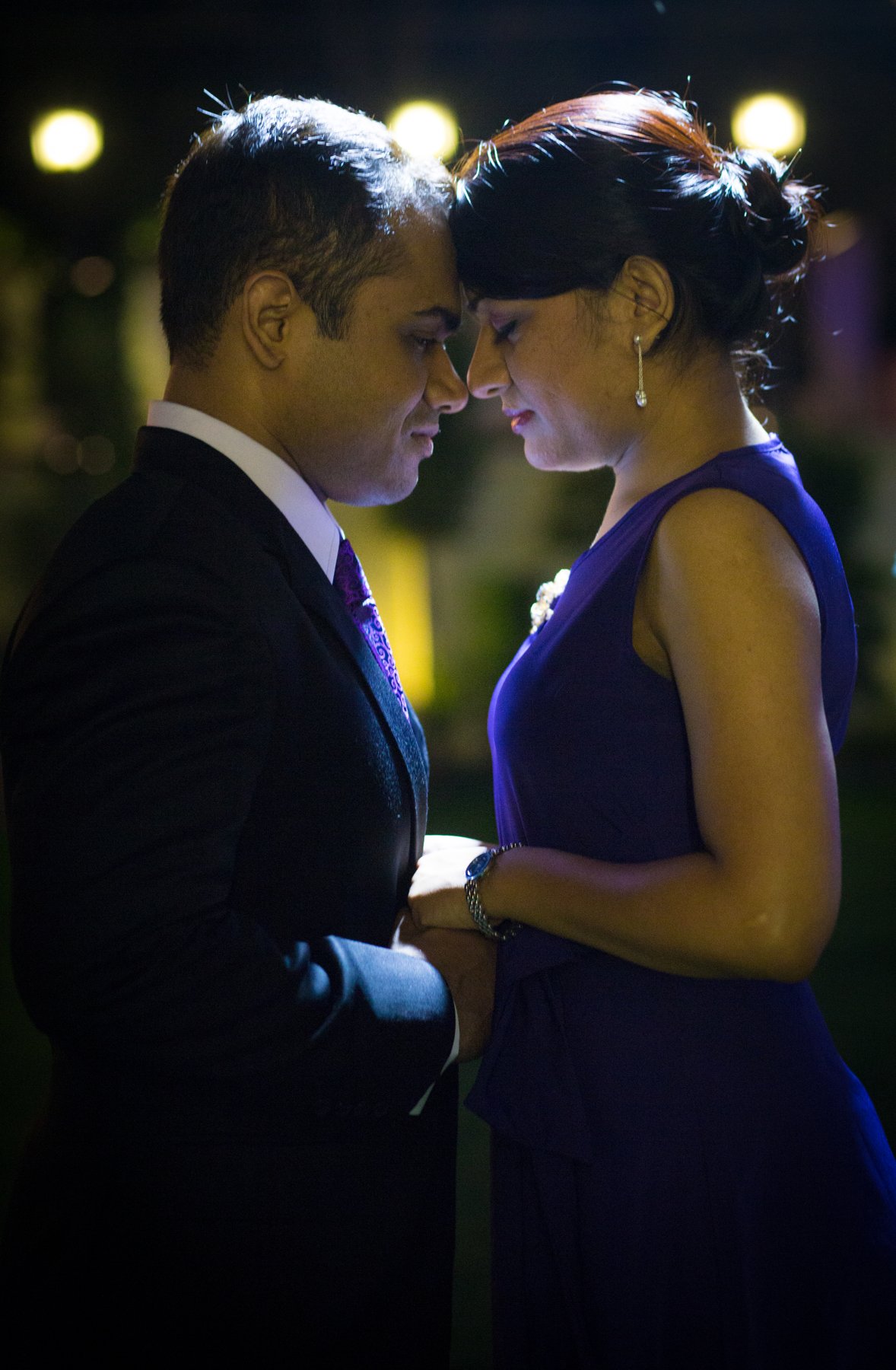 Groom candid