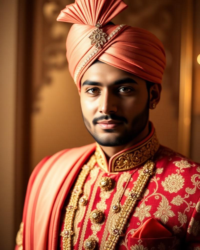 Groom portrait